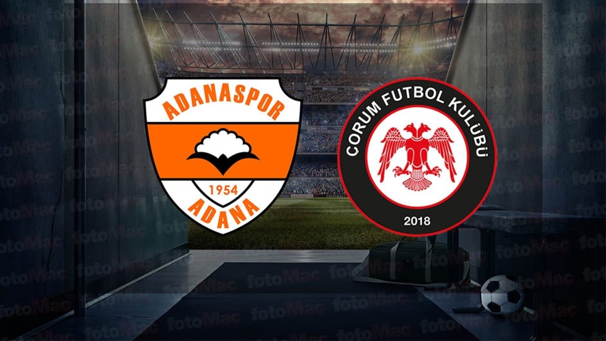 Adanaspor – Çorum FK maçı ne zaman? Saat kaçta, hangi kanalda canlı yayınlanacak? | Trendyol 1. Lig