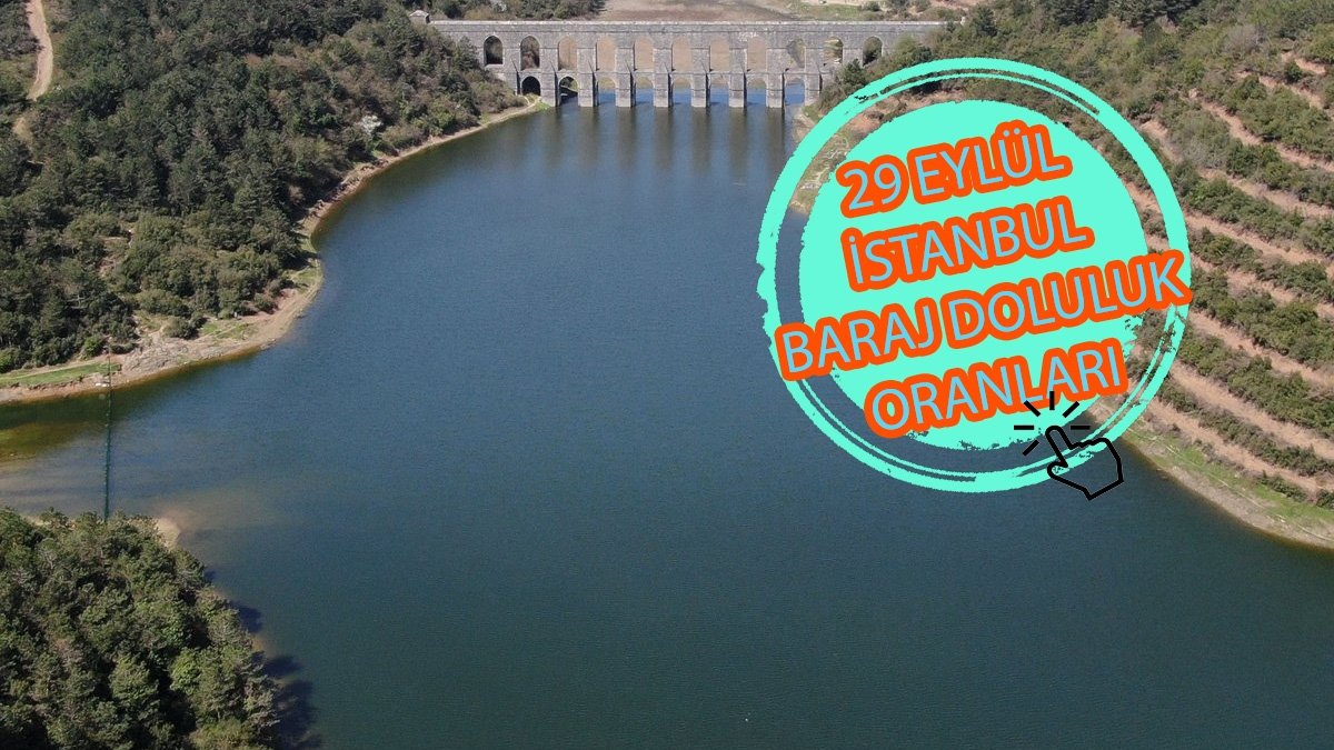 BARAJ DOLULUK ORANLARI – İstanbul baraj doluluk oranı İSKİ 29 Eylül rakamları