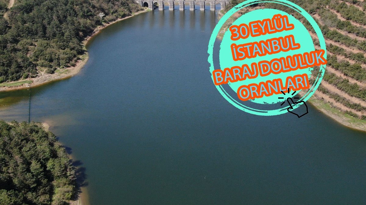 BARAJ DOLULUK ORANLARI – İstanbul baraj doluluk oranı İSKİ 30 Eylül rakamları