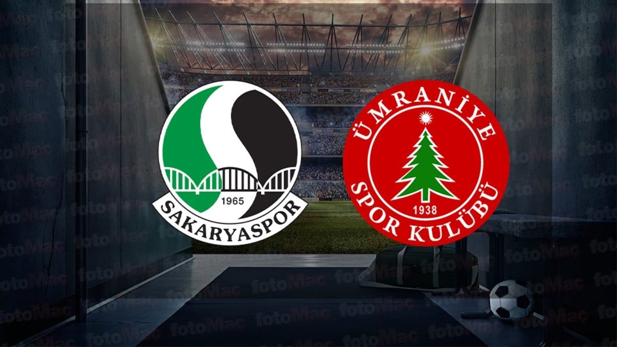 Sakaryaspor – Ümraniyespor maçı ne zaman? Saat kaçta, hangi kanalda canlı yayınlanacak? | Trendyol 1. Lig