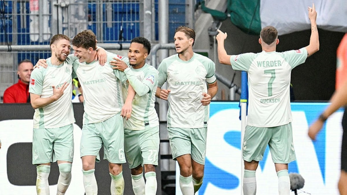 Werder Bremen’den muhteşem geri dönüş! Hoffenheim evinde yıkıldı