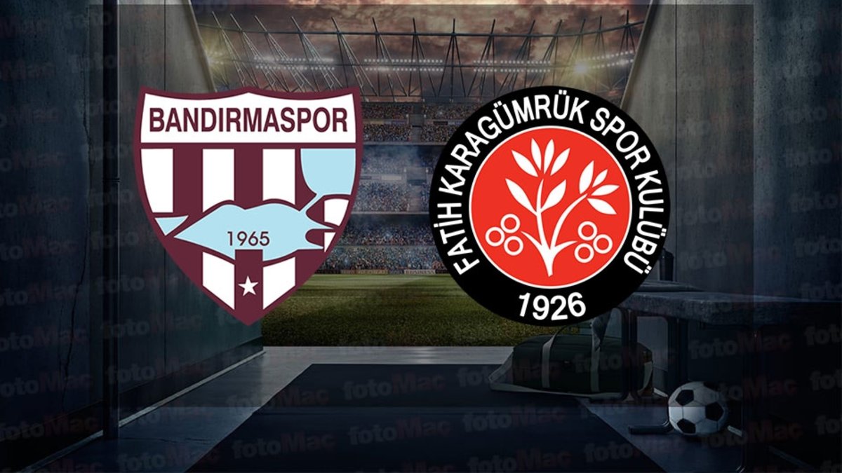 Bandırmaspor – Karagümrük maçı ne zaman? Saat kaçta, hangi kanalda canlı yayınlanacak? | Trendyol 1. Lig