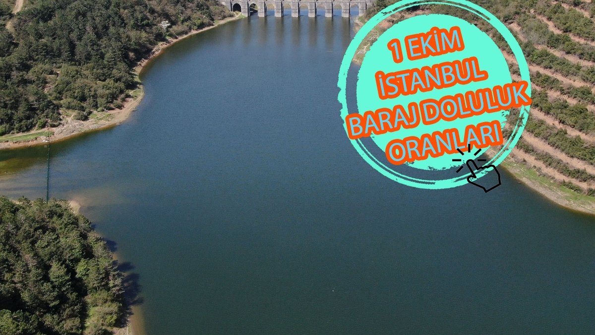 BARAJ DOLULUK ORANLARI – İstanbul baraj doluluk oranı İSKİ 1 Ekim rakamları