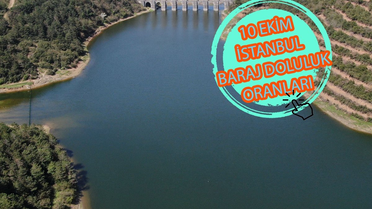 BARAJ DOLULUK ORANLARI – İstanbul baraj doluluk oranı İSKİ 10 Ekim rakamları