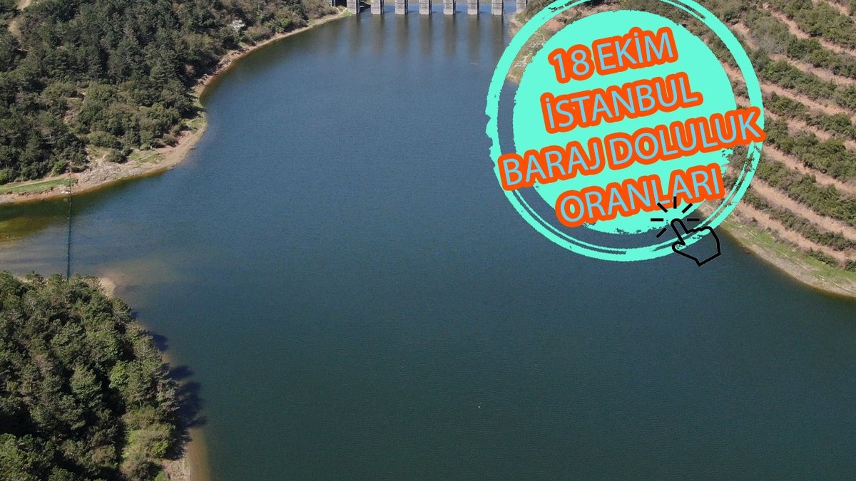 BARAJ DOLULUK ORANLARI – İstanbul baraj doluluk oranı İSKİ 18 Ekim rakamları