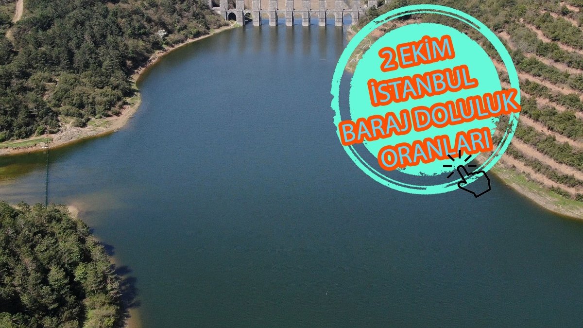 BARAJ DOLULUK ORANLARI – İstanbul baraj doluluk oranı İSKİ 2 Ekim rakamları
