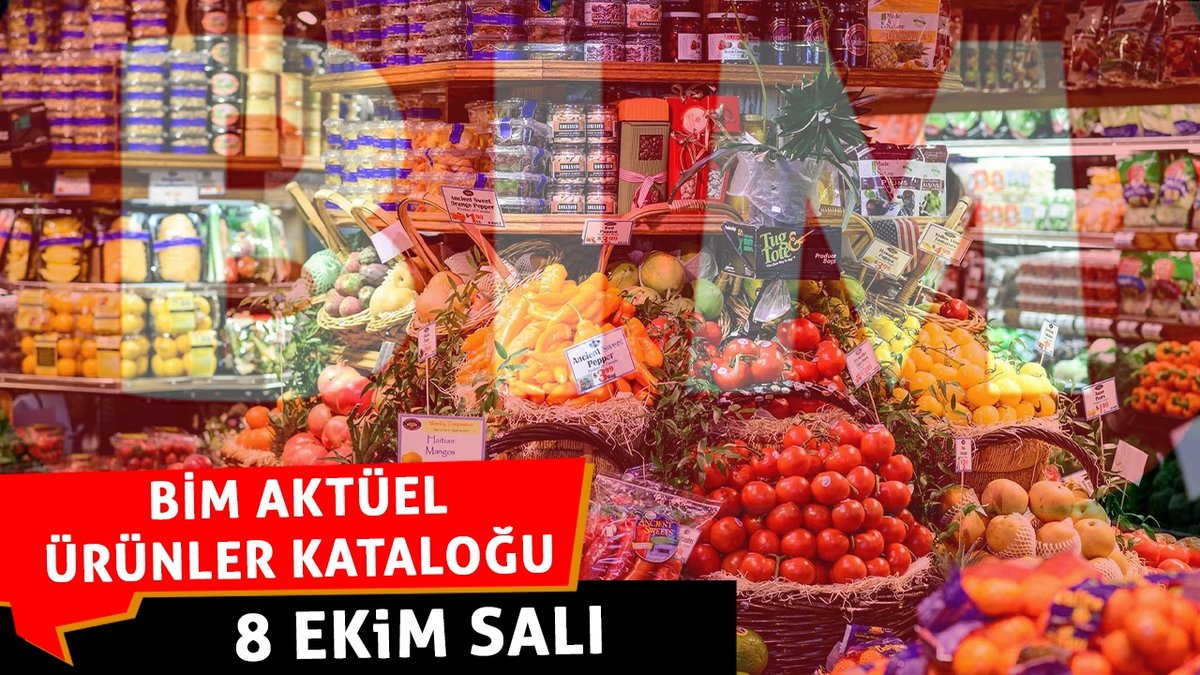 BİM AKTÜEL KATALOG 8 EKİM | Bu Salı Bim’de hangi ürünler indirimde?