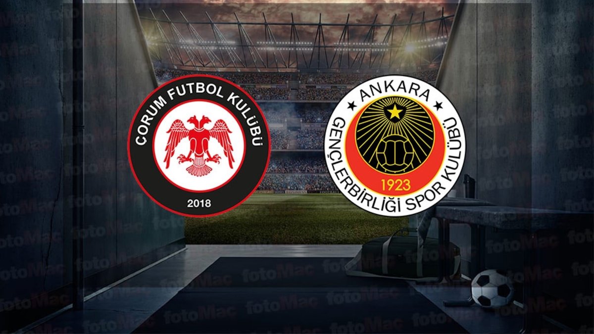 Çorum FK – Gençlerbirliği maçı ne zaman? Saat kaçta, hangi kanalda canlı yayınlanacak? | Trendyol 1. Lig