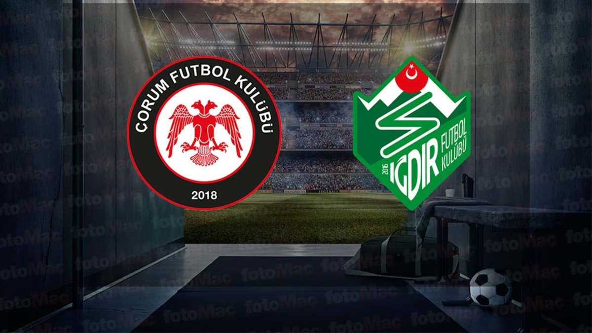 Çorum FK – Iğdır FK maçı ne zaman? Saat kaçta, hangi kanalda canlı yayınlanacak? | Trendyol 1. Lig