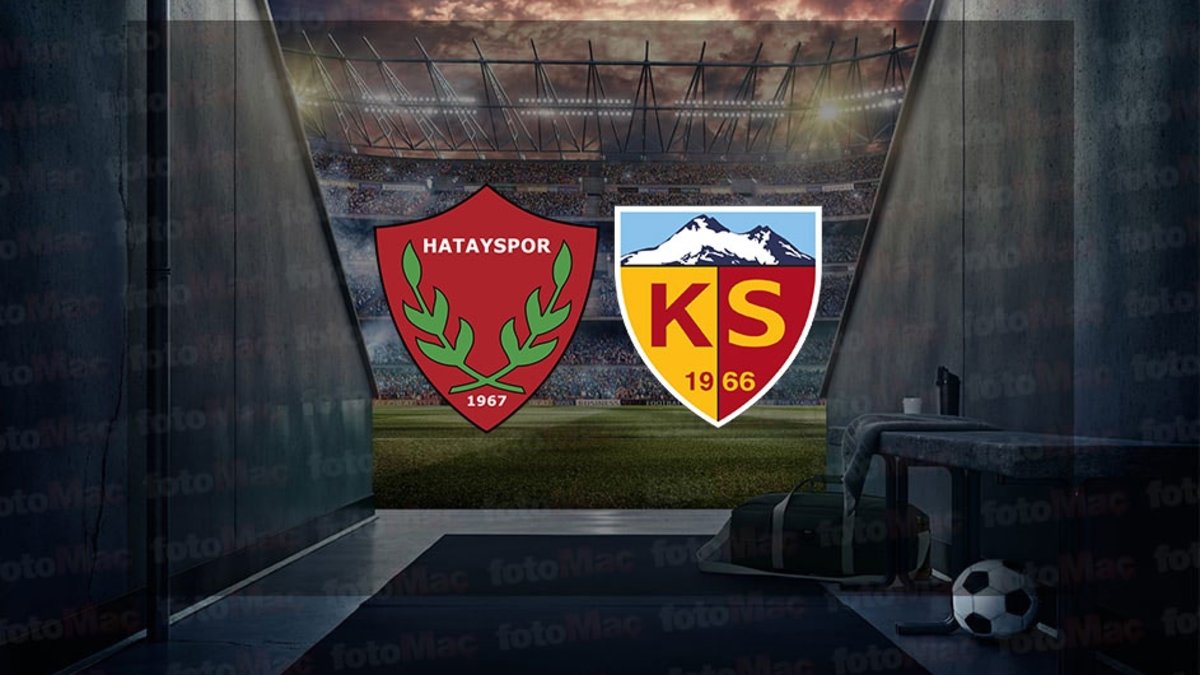 Hatayspor – Kayserispor maçı CANLI (Trendyol Süper Lig)