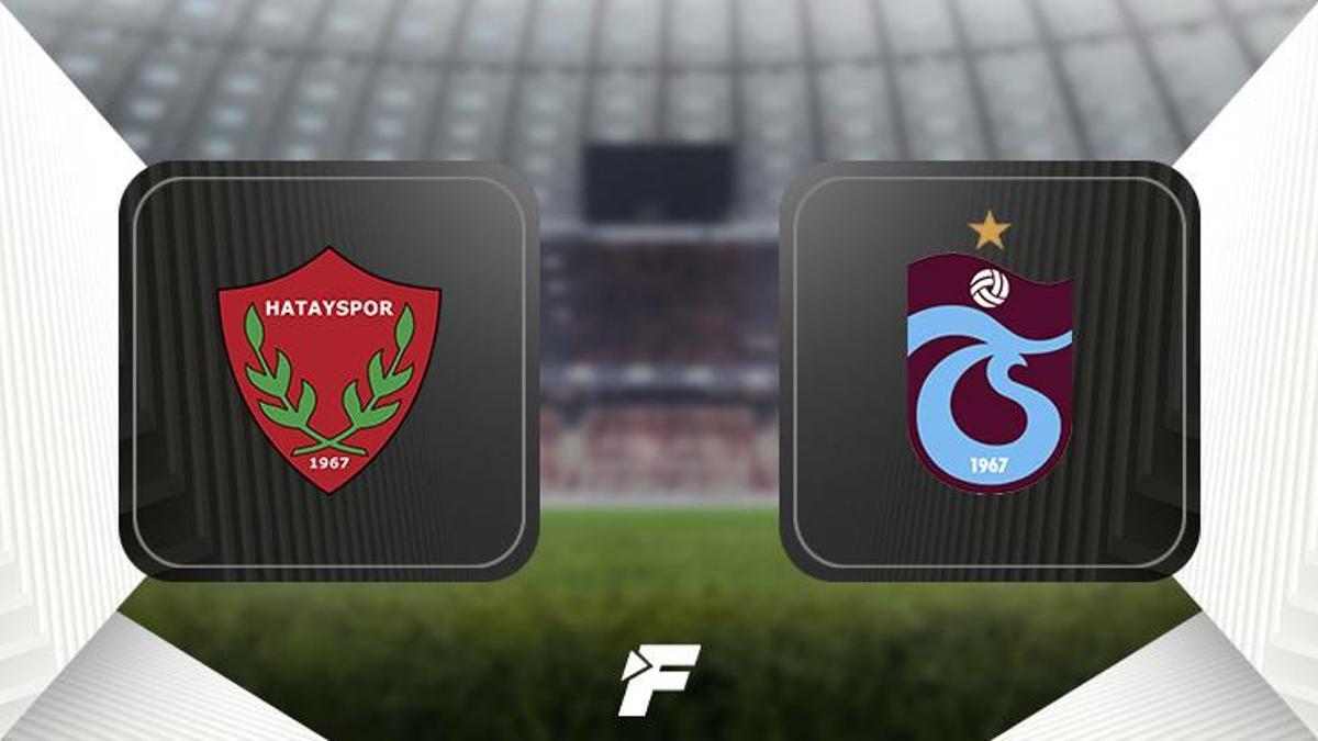 Hatayspor-Trabzonspor maçı saat kaçta, hangi kanalda?