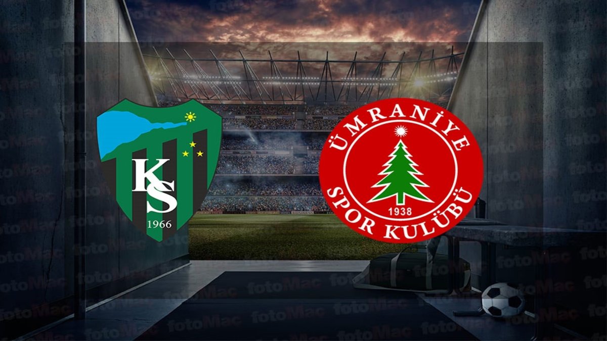 Kocaelispor – Ümraniyespor maçı ne zaman? Saat kaçta, hangi kanalda canlı yayınlanacak? | Trendyol 1. Lig
