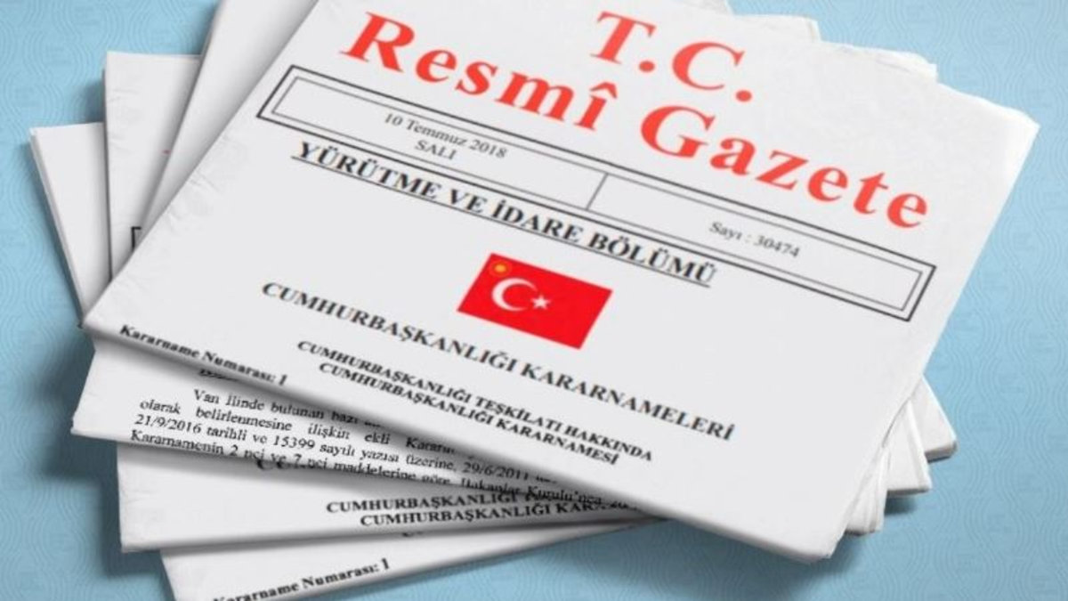 RESMİ GAZETE’DE BUGÜN | 6 Ekim Pazar 2024 Resmi Gazete kararları