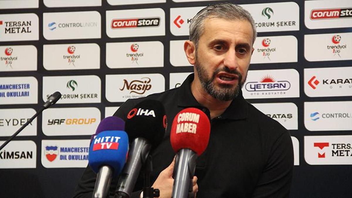 Serkan Özbalta:Tamamıyla oyun üstünlüğü Çorumspor’da olan bir maç vardı
