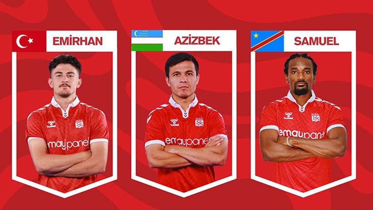 Sivasspor, milli takımlara 3 futbolcu gönderdi