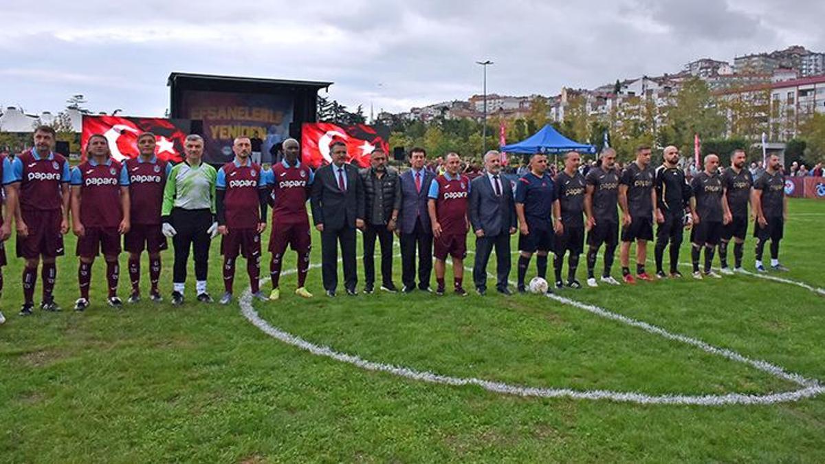 Trabzonspor’da efsaneler sahaya indi